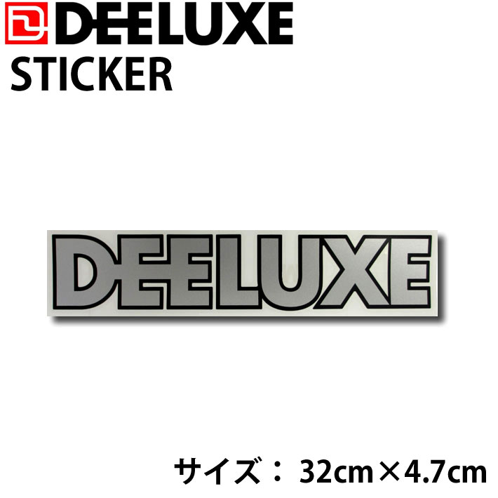 DEELUXE【ディーラックス】 STICKER ステッカー 32×4.7cm 【Lサイズ】【あす楽対応】