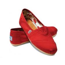 ※送料無料※トムズシューズ・ウィメンズ・キャンバス・レッド※Toms Women's Red Canvas Classics※30％オフ【FS_708-4】あなたが1足買うたびに、TOMSから子供達に新しい靴が贈られます。ONE FOR ONE.軽くて、おしゃれ