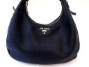 プラダ ショルダーバッグ ■ ブラック レザー 無地 レディース ワンショルダーバッグ PRADA □3H