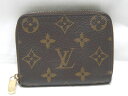 美品 ヴィトン コインケース M60067 ☆ ジッピー・コインパース モノグラム 小銭入れ ▼ LOUIS VUITTON コンパクト 財布 4D