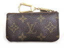 ヴィトン ■ M62650 CA0966 ポシェットクレ モノグラム 小銭入れ コインケース ブラウン Louis Vuitton □4L