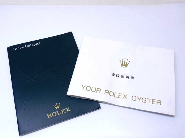 送料無料 ロレックス 冊子 説明書 ■ Datejust デイトジャスト OYSTER オイスター 時計 付属品 ROLEX □7J