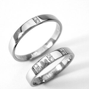 ダイヤで描くライン【お得な2本セット価格】人気のプラチナダイヤペアリング【刻印・文字彫り無料】結婚指輪・マリッジリング・記念日・ギフト　05P13Jul11