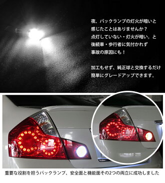 N-BOX（マイナー1回目） バックランプ LED T16 T10 H25.12〜 JF1・2 バック球 バックライト ドレスアップ バックカメラ ポジション球 ドレスアップ 白 ホワイト 外装パーツ 50W 12V/24V 送料無料 あす楽 車幅灯