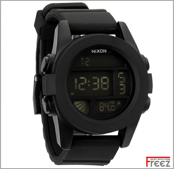 NIXON　UNIT BLACKユニット　ブラックA197-000NIXONデジタルウォッチ登場