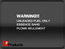 【Fproducts】フューエルステッカー/レギュラーガゾリン用/UNLEADEDFUEL/給油口に/ソリッドカラー/9色から選択下さい【ポイント消化】