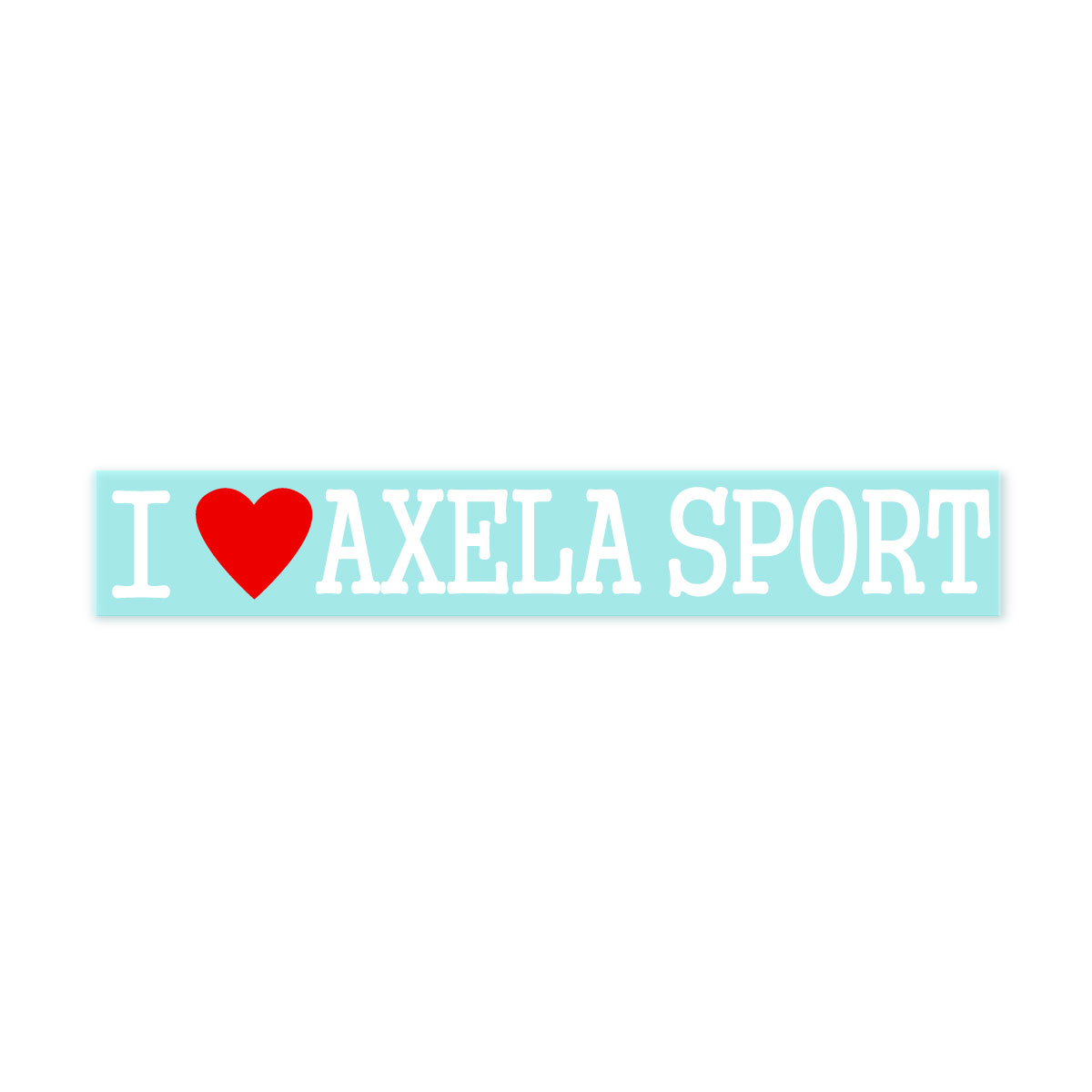 【Fproducts】アイラブステッカー/AXELA SPORT/アイラブ アクセラスポーツ【ポイント消化】