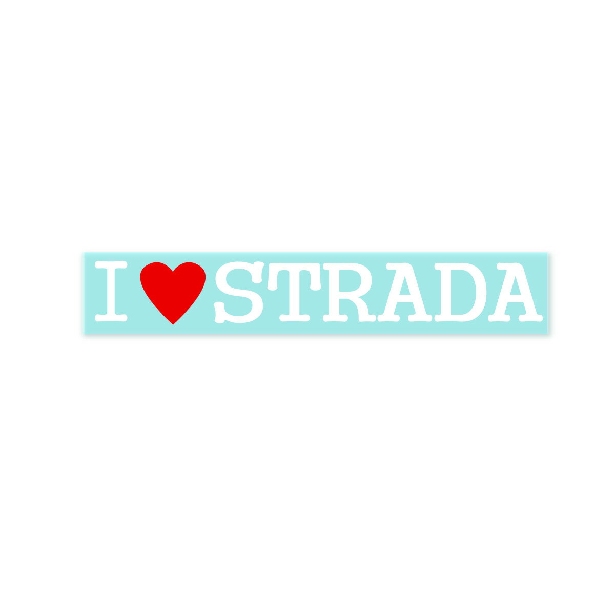 【Fproducts】アイラブステッカー/STRADA/アイラブ ストラーダ【ポイント消化】