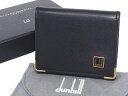富士屋◆送料無料◆ダンヒル dunhill コインケース レザー 黒【中古】