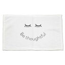 Be ポジティブ フェイスタオル 50 Be thoughtful【eyes】オリジナル おすすめ かわいい シンプル【ポジティブグッズ】