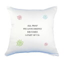 英語 名言 グッズ クッション Lサイズ【カバーのみ】 A HAPPY LIFE CONSISTS 274【花火】45×45cm オリジナル おすすめ かっこいい 腰痛対策に