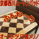 京都西川(株)オーストラリア産メリノ種ショーンラムムートンパッドS ムートンシーツ【送料無料】【smtb-KD】