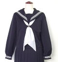 【大きいサイズ】【白三本線】紺セーラー服 冬服上衣・富士ヨット ポリ100%ウォッシ