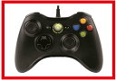 【新品】(税込価格)マイクロソフト有線ゲームコントローラーXbox 360 Controller for Windowsリキッドブラック52A-00006★モンスターハンターフロンティアオンライン推奨