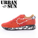 URBAN SUN(アーバンサン)ANDRE JA011 レッド 日本限定モデルメンズ スニーカー アンドレ カジュアルスニーカー