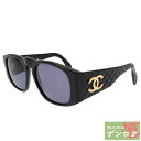 【中古】 シャネル マトラッセ サングラス 01450 94305 プラスチック ブラック 黒 CHANEL【質屋】【代引き手数料無料】