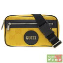 【中古】 グッチ GUCCI Off Tha Grid ベルトバッグ ボディバッグ 631341 再生ナイロン×レザー イエロー GUCCI【質屋】【代引き手数料無料】