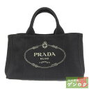 【中古】PRADA プラダ カナパトート ショルダーバッグ 2WAY ハンドバッグ トートバッグ 黒 ブラック レディース【質屋】【代引き手数料無料】