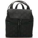 グッチ 003・0242 GGキャンバス バックパック リュックサック ナイロン ブラック 黒 GUCCI 【中古】 楽ギフ あす楽