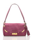 プラダ ショルダー バッグ スエード ピンク PRADA 【中古】 楽ギフ あす楽