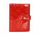ルイヴィトン R21003 ヴェルニ アジェンダPM 手帳カバー パテントレザー オレンジ LOUIS VUITTON 【中古】 楽ギフ あす楽