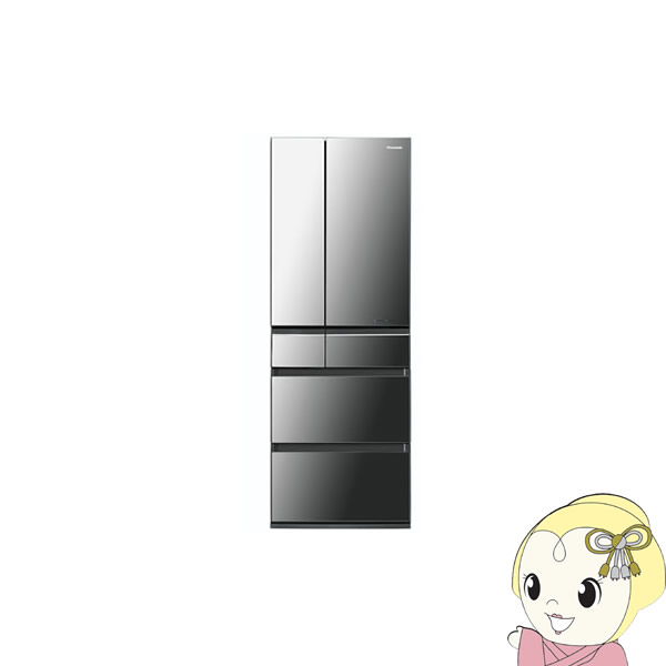 パナソニック NR-F503HPX-X 6ドア冷蔵庫 500L オニキスミラー