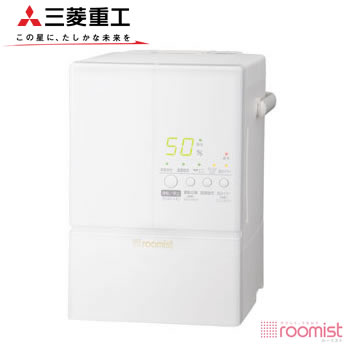 SHE60LD-W　三菱重工　スチーム式加湿器　roomist　木造10畳まで/プレハブ洋室17畳まで ピュアホワイト【smtb-k】【ky】