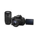 【エントリーで全品P5倍!7/23 10時~7/26 9:59迄】キャノン デジタル一眼レフカメラ EOS Kiss X7i ダブルズームキット【smtb-k】【ky】【KK9N0D18P】