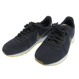 楽天<strong>スーパーセール</strong>！【中古】未使用 箱付 ナイキ NIKE 現行販売商品 wmns internationalist ネイビー ピンク スニーカー 6 23cm レディース 828407-024