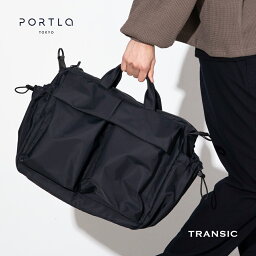 [ スマホポーチ付き ] PORTLA ダッフルバッグ ボストンバッグ ショルダーバッグ メンズ レディース ユニセックス 2WAY <strong>ヘルメットバッグ</strong> スマホ収納 スマホポーチ バッグ 大型 ボストン ショルダー ゴルフ 旅行 休日 出張 通勤 通学 シンプル 大容量 修学旅行 ポルトラ PL801