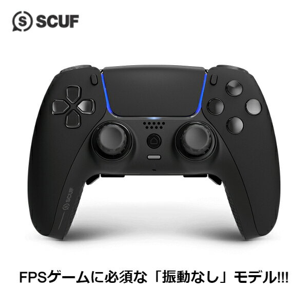 当店だけの安心保証！SCUF REFLEX 【FPS】 振動なし BLACK スカフ リフレックス ブラック 黒 コントローラー PS5 PC 対応 スティック ゲーム プロコン ワイヤレス 最<strong>新モデル</strong>