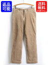 ■POLO ポロ ラルフローレン U.S. ARMY チノ タイプ 細畝 5ポケット コーデュロイ パンツ (メンズ 男性 32x34) 古着 ストレート ノータック| 【US古着】中古 ア RALPH LAUREN コーデュロイパンツ タックなし USED ラルフ ベージュ CLASSIC FIT