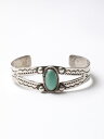 40's 50's 60's ビンテージ ★ Navaho ナバホ グリーン ターコイズ シルバー バングル ( メンズ レディース ) SILVER 40年代 50年代 60年代| 【USA古着】中古 インディアンジュエリー シルバーアクセサリー シルバーバングル 銀 ナバホ族 ヴィンテージ 男性 女性 男女兼用