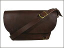 BUTLER VERNER SAILS/バトラーバーナーセイルス 本ヌメ革ショルダーバッグ(L) ブラウン あす楽