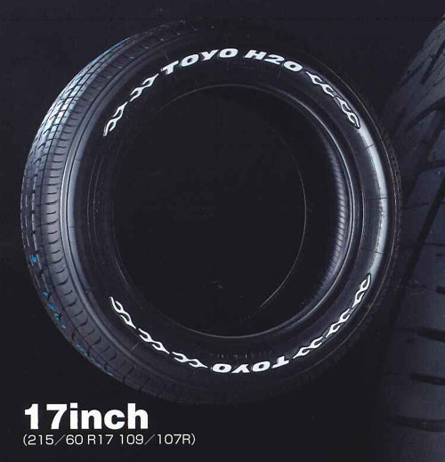 TOYO H20 215/60R17 109/107L◆ライトバン用 ホワイトレター