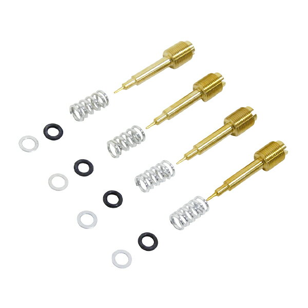 パイロットスクリュー 4個 ホンダ CBR250R MC14 MC17 MC19 CBR400RR NC23 CB-1 NC27 CBR600F ケイヒン キャブレター エアスクリュー
