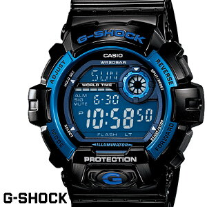 G-SHOCK ジーショック メンズ 腕時計 G-8900A-1 ブラック ブルー スタンダードモデル CASIO うでどけい G−SHOCK