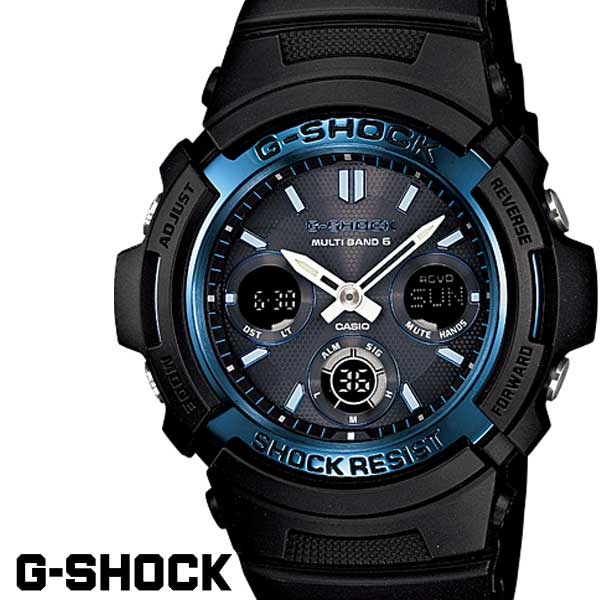 G-SHOCK ジーショック gーshock 腕時計アナデジ ソーラー 電波 ブラック ブルー AWG-M100A-1A G−SHOCK gshock g−shock CASIO カシオ <strong>うでどけい</strong> ソーラー電波