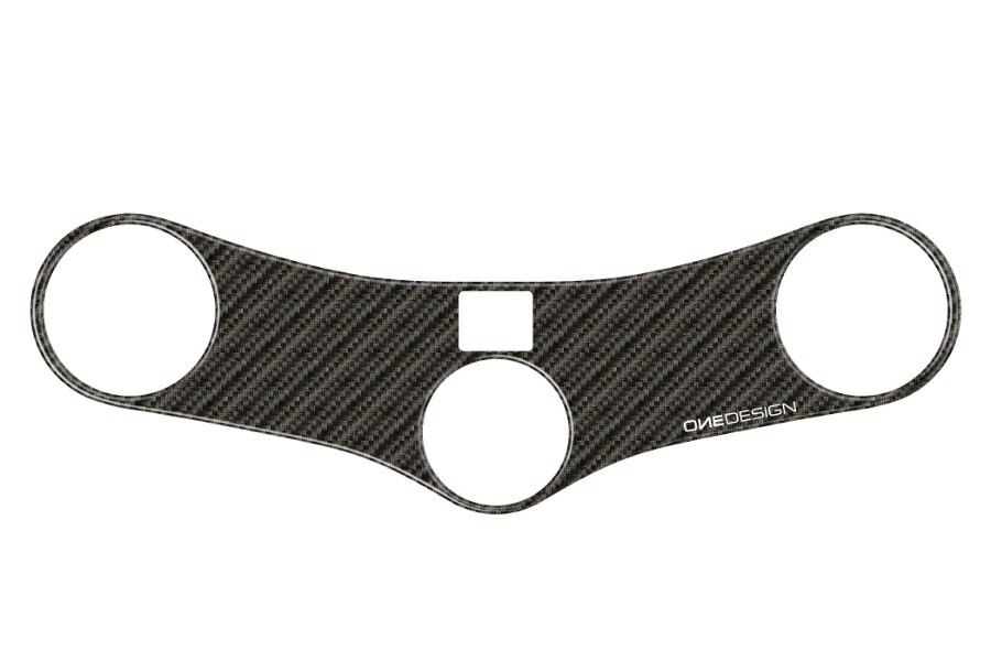 ONEDESIGN(PRINT) トップブリッジステッカー カーボン柄 CBR600RR 05-06 (品番 PPSH19P )