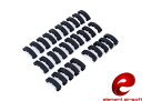 【パーツ類ポイント10倍!11月20日8時59分までまで】ELEMENT LaRueタイプ インデックス レールパネル 30ピースセット BK ブラック