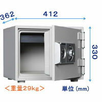 ダイヤル式耐火金庫(D30-1) 家庭用