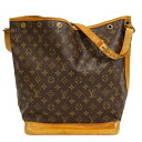 本物 ルイヴィトン LOUIS VUITTON LV ノエ ヴィンテージ モノグラム ショルダーバッグ ブラウン M42224 Noe ビトン バッグ 中古