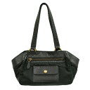 本物 プラダ PRADA テスート ショルダーバッグ トートバッグ レザー ナイロン ブラック BR1977 Tessuto バッグ 中古