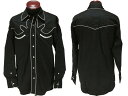 レトロ・ウエスタンシャツ(ブラック) Retro Western Shirt【楽ギフ_包装】