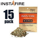 着火剤 薪ストーブ InstaFire / インスタファイヤー 《15 PACK》着火材 着火剤 燃料七輪 バーベキューコンロ コンロ バーベキュー 2