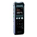 フィリップス PHILIPS ICレコーダー 16GB内蔵メモリ搭載 VTR8010 ブラック(50199)