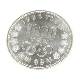 昭和39年 <strong>東京オリンピック</strong> 1000円銀貨 TOKYO 並品 記念貨幣 1964年 【中古】(65056)