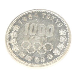 昭和39年 <strong>東京オリンピック</strong> 1000円銀貨 TOKYO 並品 記念貨幣 1964年 【中古】(65060)