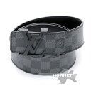ルイヴィトン サンチュール LV イニシアル 40MM ベルト 100/40 M9808 グラフィット ダミエ 【中古】 1700561