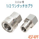 ワンタッチカプラー 1/2SUSオスメスセット